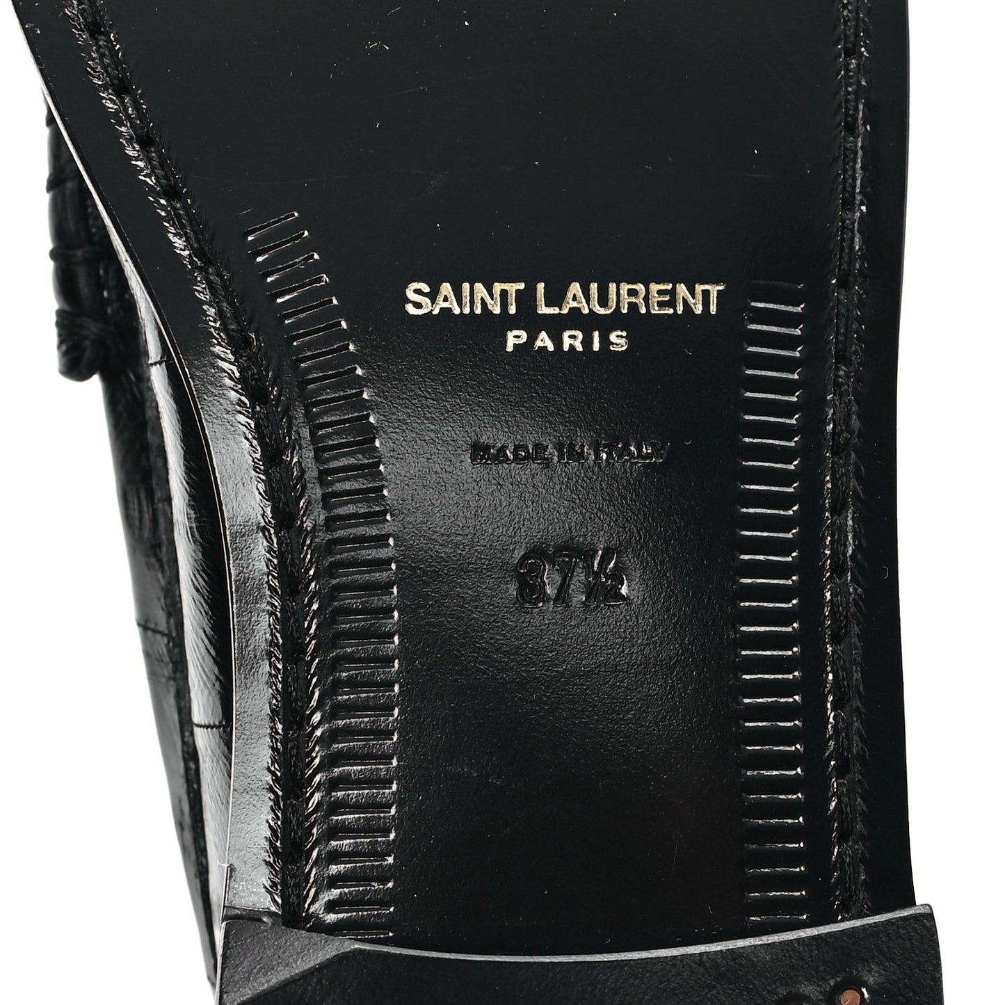 Supple Eel Le 15 Loafer Penny Slippers 37.5 Black