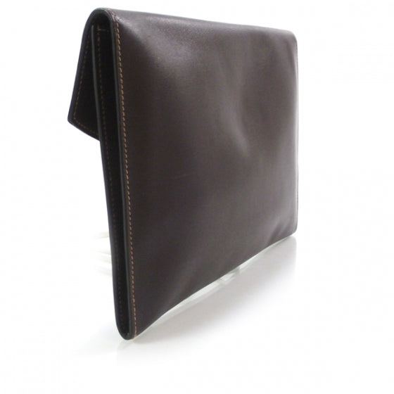 Chevre Leather Pochette Rio Brown