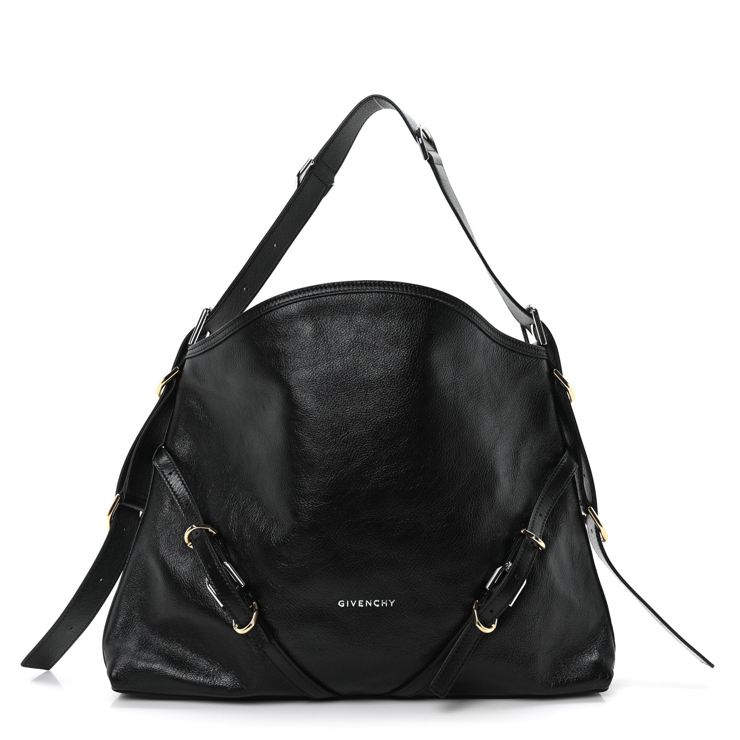 Givenchy Calfskin Medium Voyou Bag Black 1 of 10
