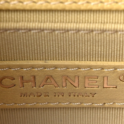 Chanel Caviar Quilted Medium Boy Flap Yellow 5 of 8