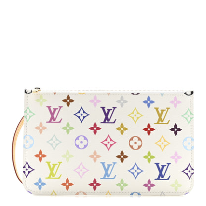 Louis Vuitton LV X TM Monogram Multicolor Neverfull Pochette White 1 of 8
