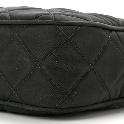 Prada Nylon Tessuto Impuntu Quilted Bandoliera Crossbody Bag Black 9 of 9