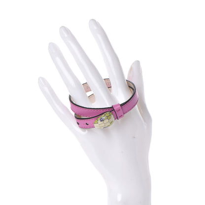 Bulgari Calfskin Forever Serpenti Bracelet Pink 2 of 6