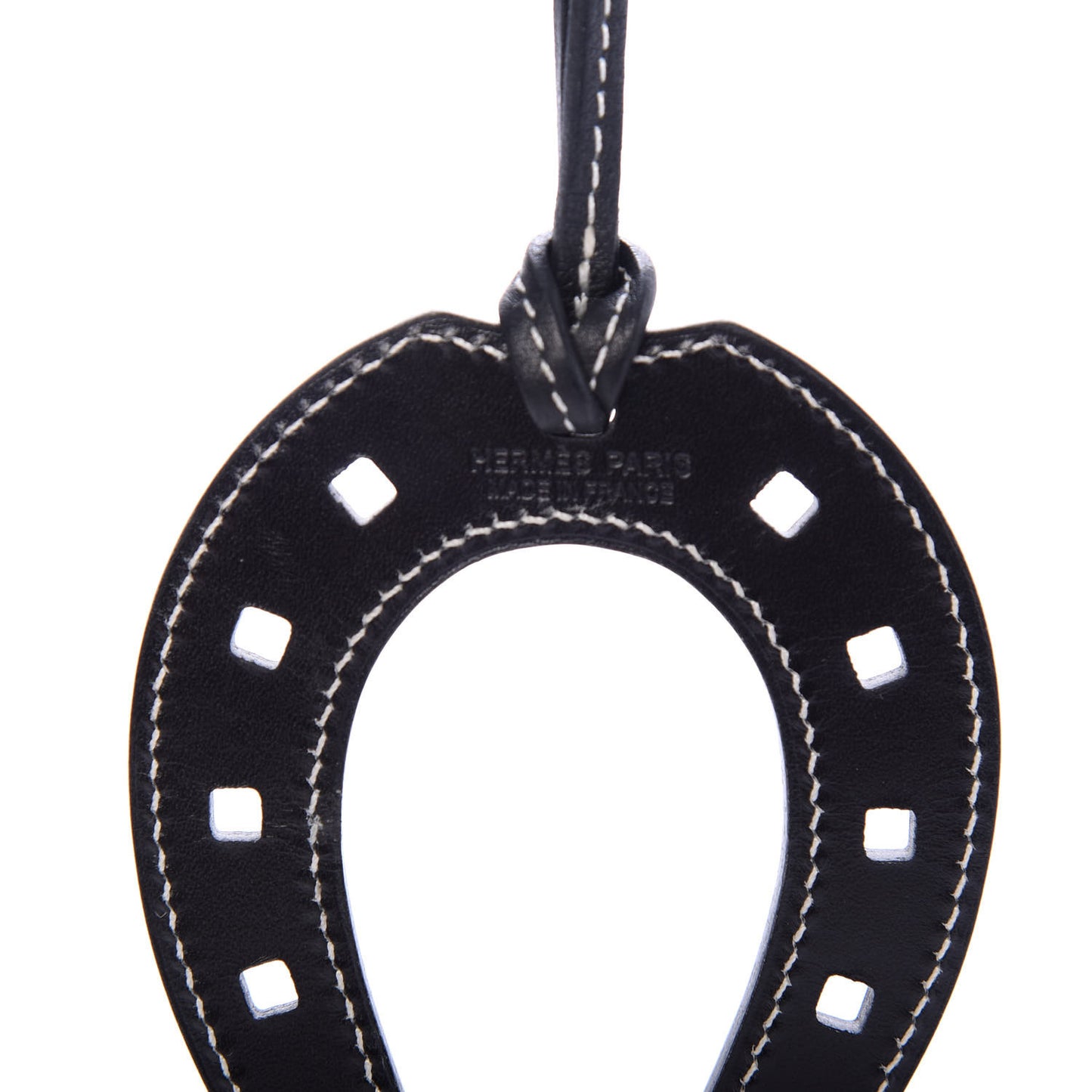 Swift Paddock Horseshoe Bag Charm Black