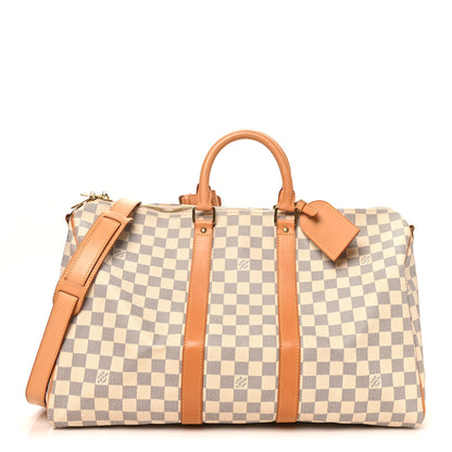 Louis Vuitton Damier Azur Keepall Bandouliere 45 1 of 9