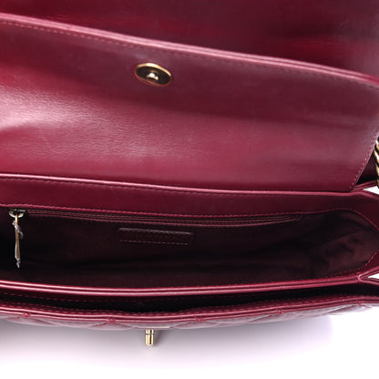 Chanel Calfskin Quilted Large Perfect Edge Flap Burgundy 4 of 4