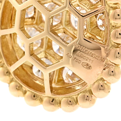 Boucheron 18K Yellow Gold Diamond M Serpent Boheme Necklace 5 of 6