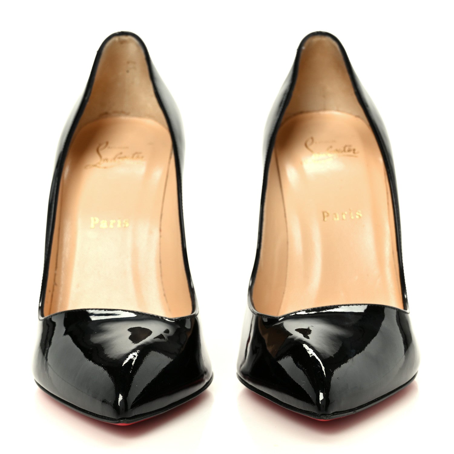 Christian Louboutin Patent Corneille 100 Pumps 40 Black 3 of 10