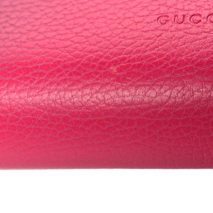 Gucci Dollar Calfskin Crystal Mini Dionysus Chain Wallet Box Pink 10 of 10
