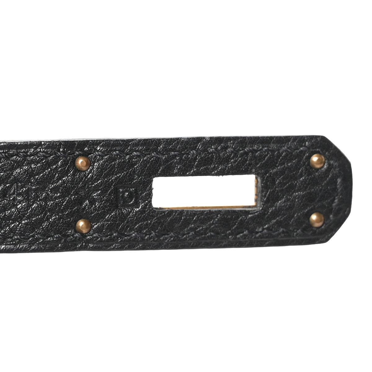 Hermes Fjord Horseshoe Kelly Retourne 35 Black Etoupe 7 of 10
