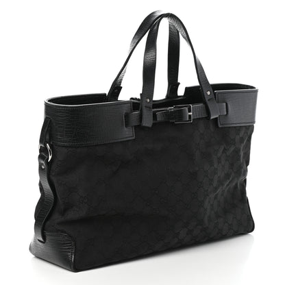 Gucci Monogram Large Tote Black 3 of 9