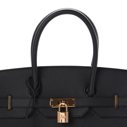Hermes Togo Birkin 35 Black 11 of 12