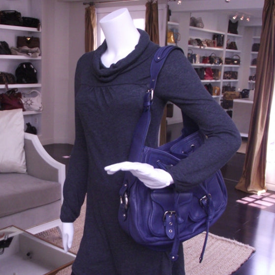 Leather Karolina Blue
