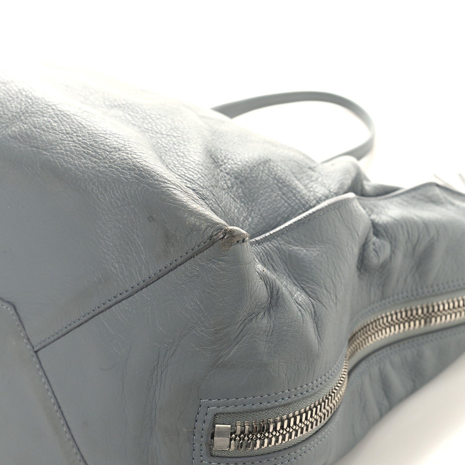 Balenciaga Veau Papier A4 Zip Around Tote Grey 12 of 14