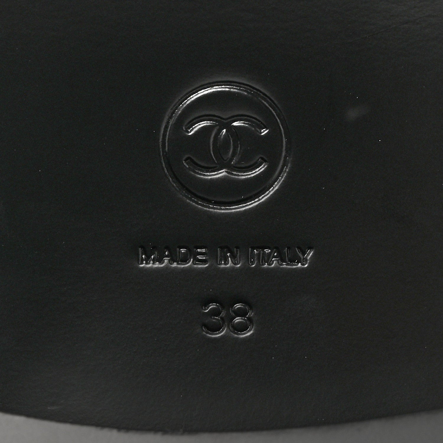 Chanel Lambskin Quilted CC Heart Loafers 38 Black 6 of 14