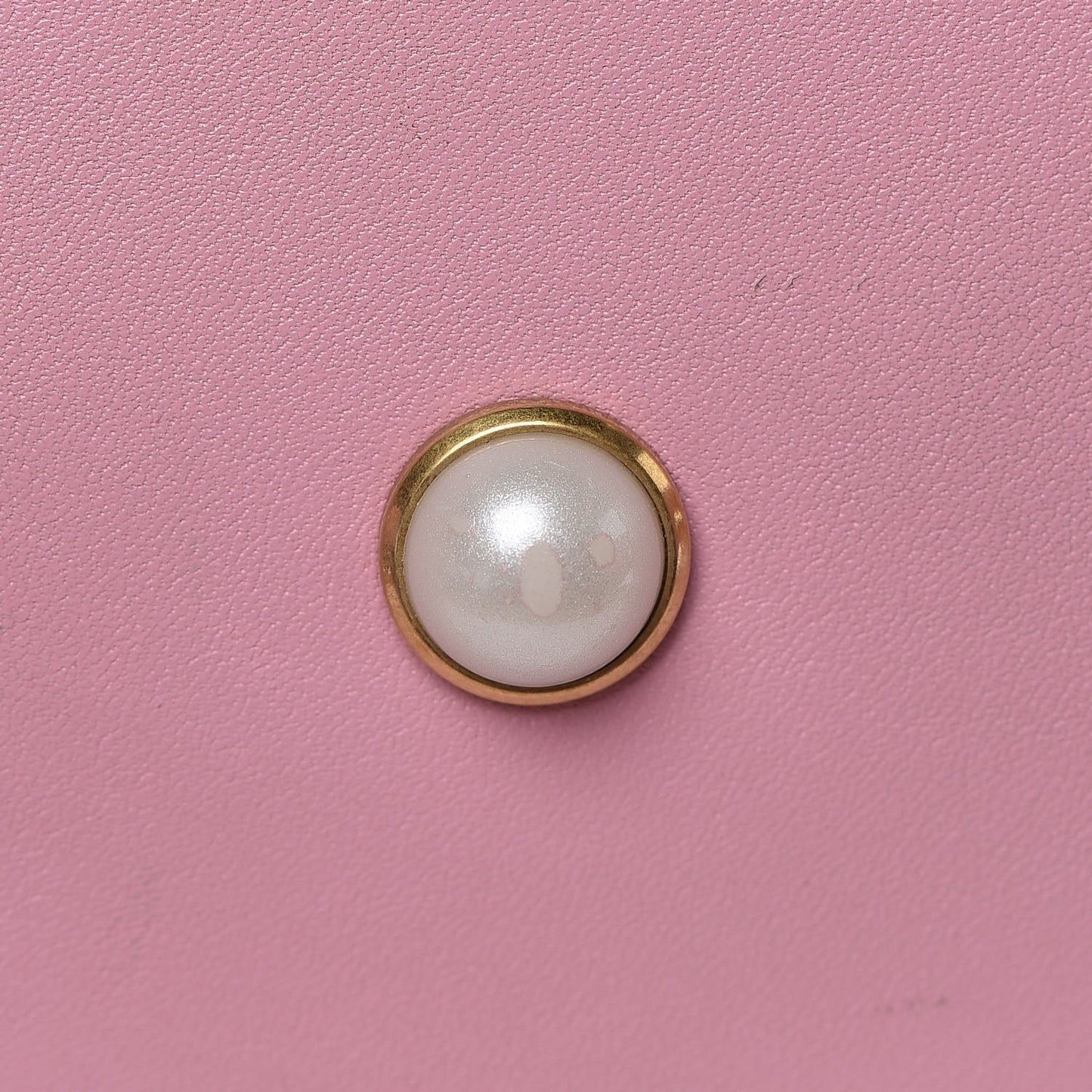 Nappa Pearl Studded Mini Queen Margaret Broadway Shoulder Bag Sugar Pink