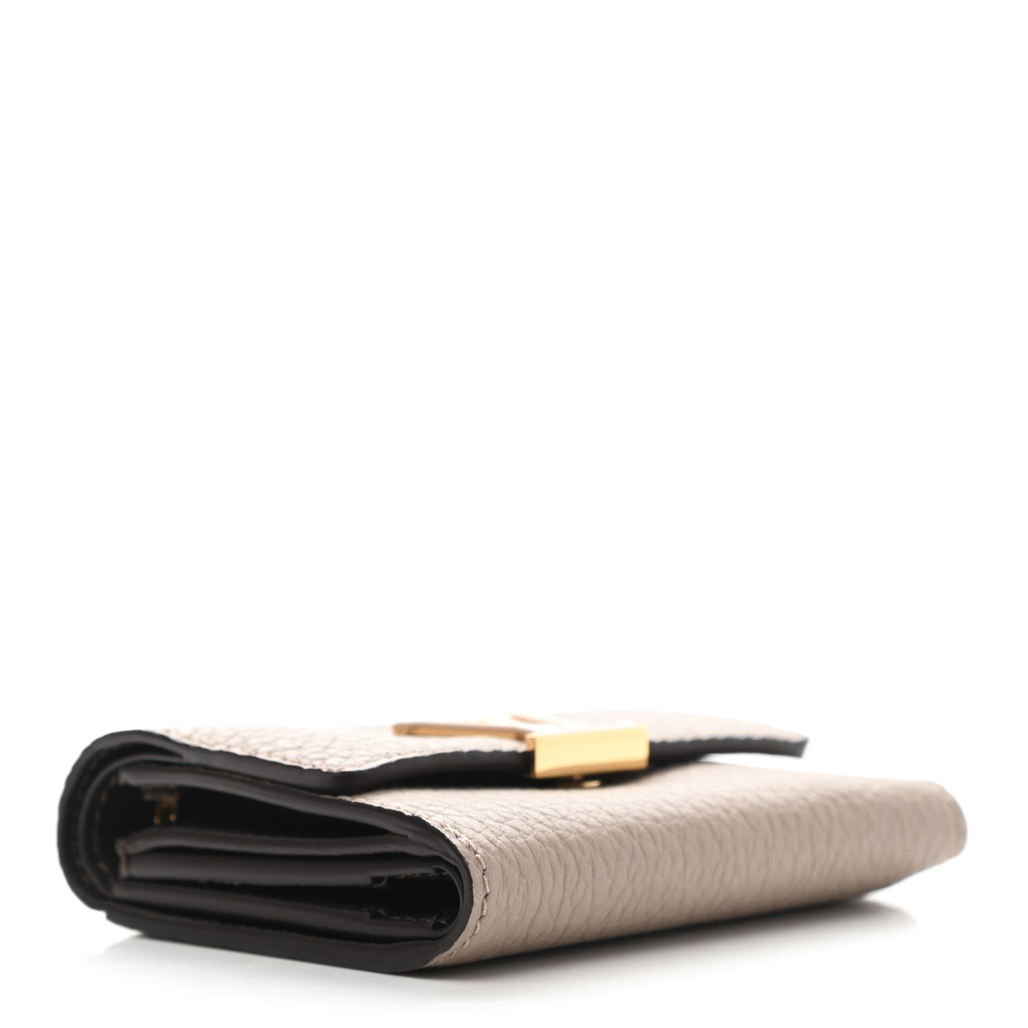 Taurillon Capucines XS Wallet Galet