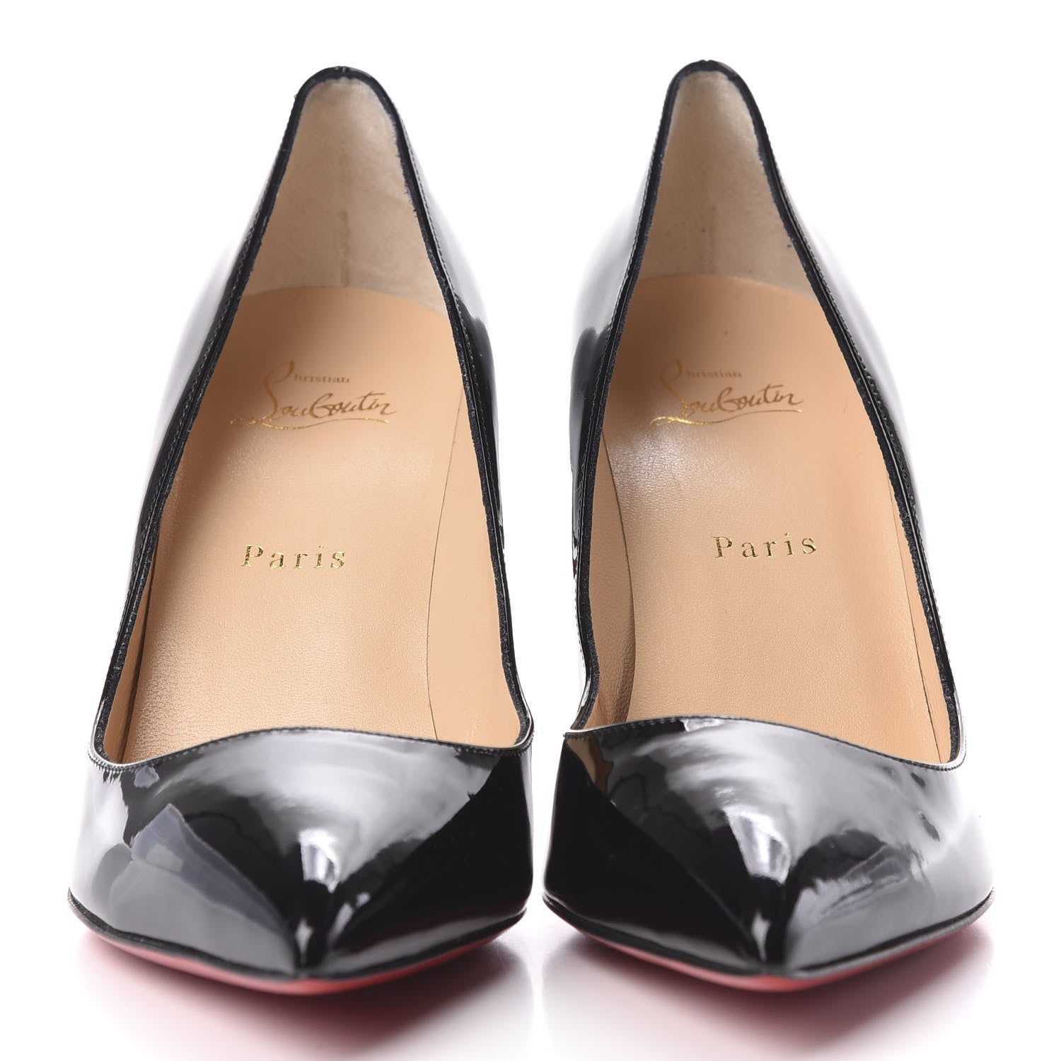 Christian Louboutin Patent Pigalle Follies 85 Pumps 39.5 Black 3 of 7