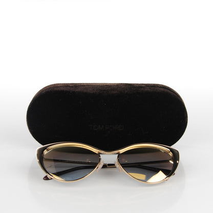 Tom Ford Nastasya Cat Eye Sunglasses TF304 Rose Gold 7 of 7