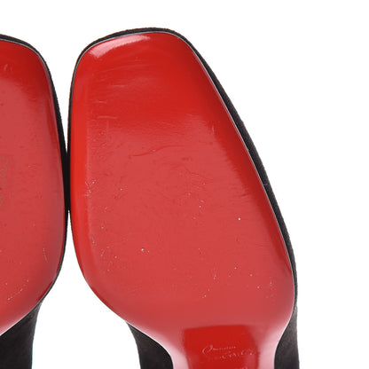 Christian Louboutin Veau Velours Viva 85 Pumps 36.5 Black 9 of 10
