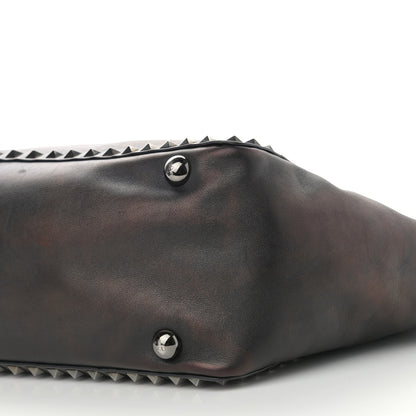 Valentino Garavani Vitello Medium Rockstud Tote Black 10 of 12