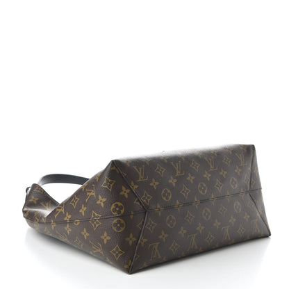 Louis Vuitton Monogram Flower Hobo Black 4 of 10