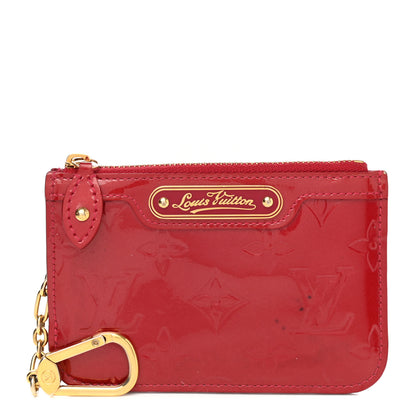 Louis Vuitton Vernis Key Pouch Rose Indien 1 of 10