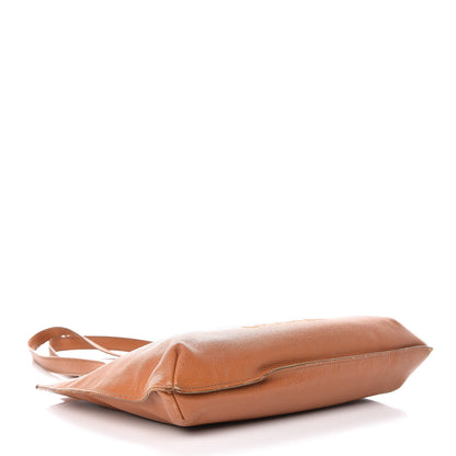 Chanel Grained Calfskin Logo Tote Brown 4 of 33