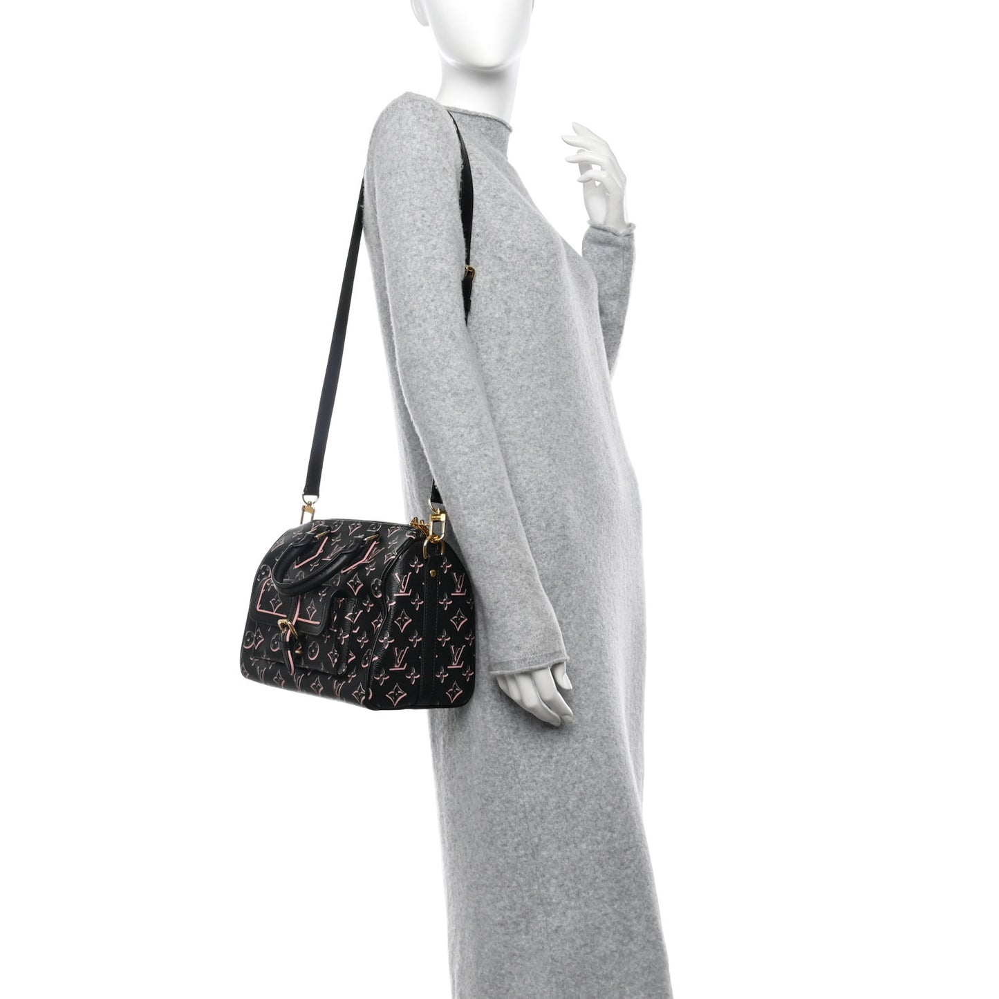 Monogram Fall for You Speedy Bandouliere 25 Black
