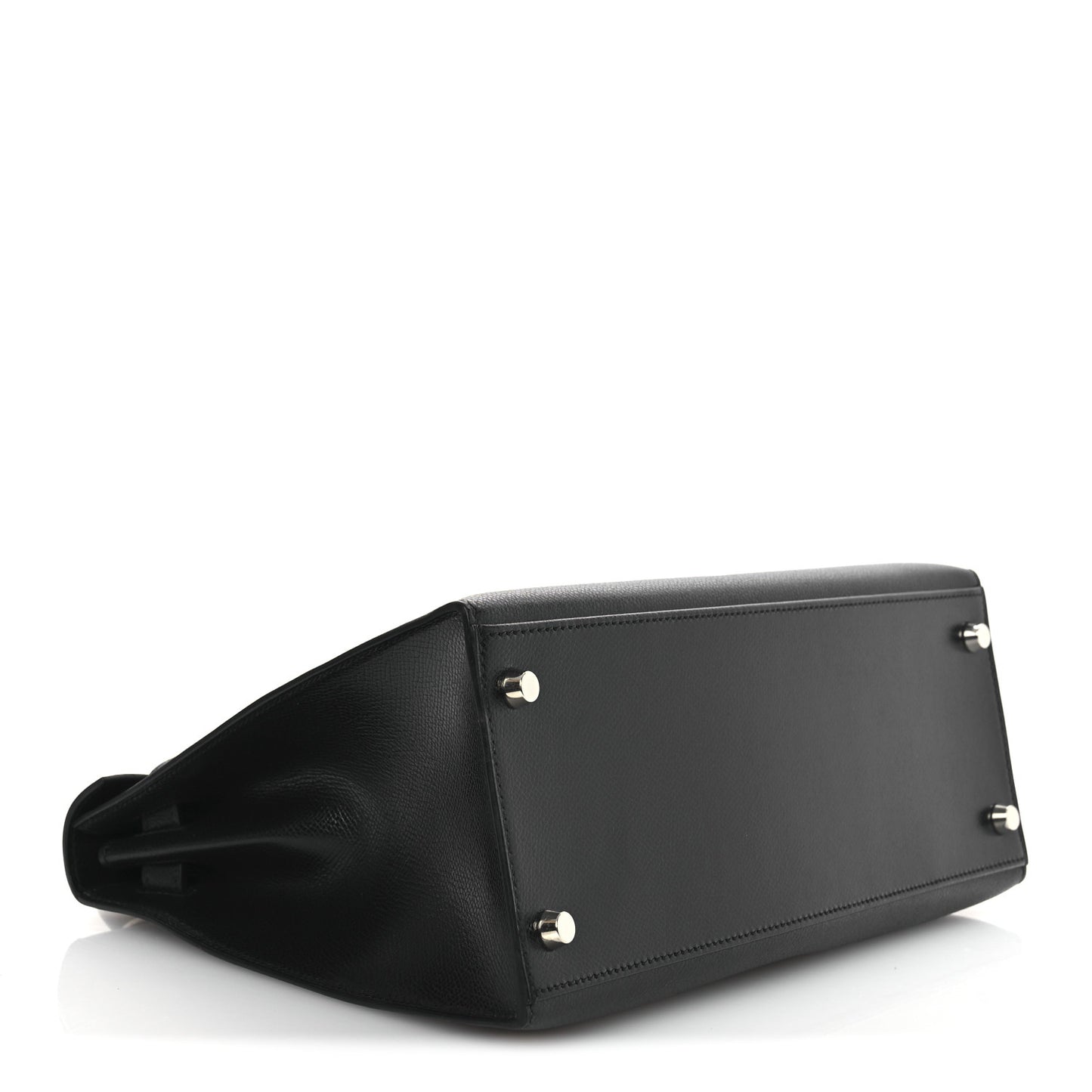 Veau Grain Lisse Kelly Sellier 28 Black