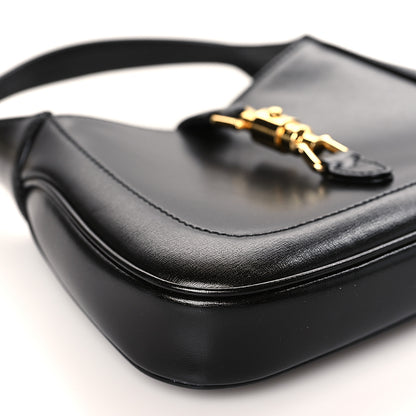 Gucci Boarded Dyana Lux Calfskin Mini Jackie 1961 Hobo Black 7 of 9