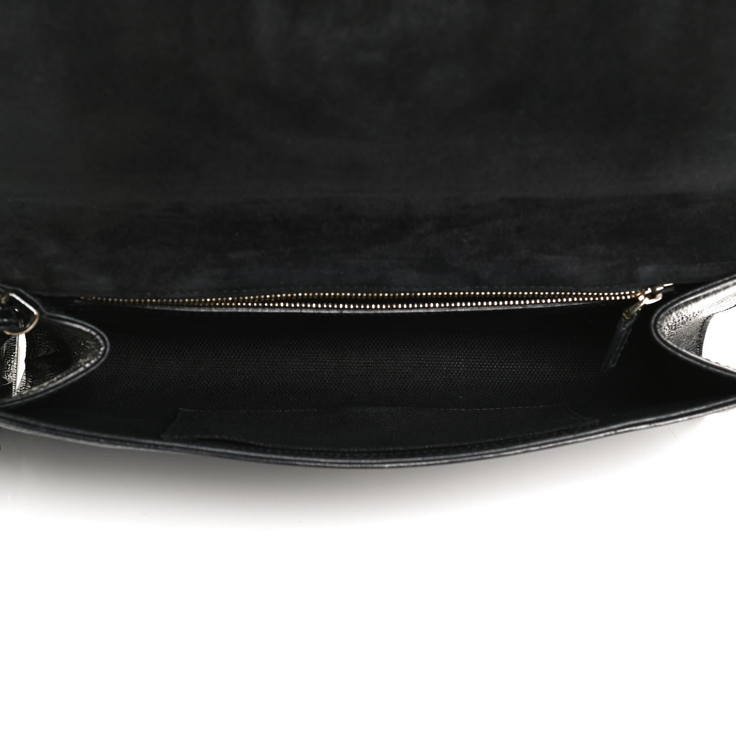 Gucci Soft Patent Medium Soho Clutch Black 5 of 13