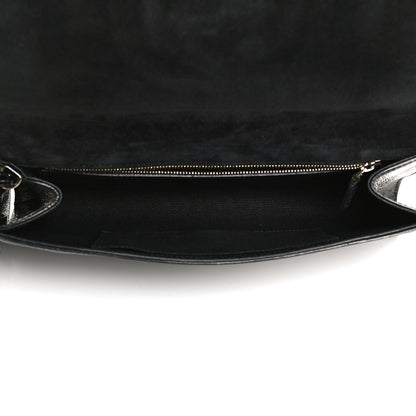 Gucci Soft Patent Medium Soho Clutch Black 5 of 13