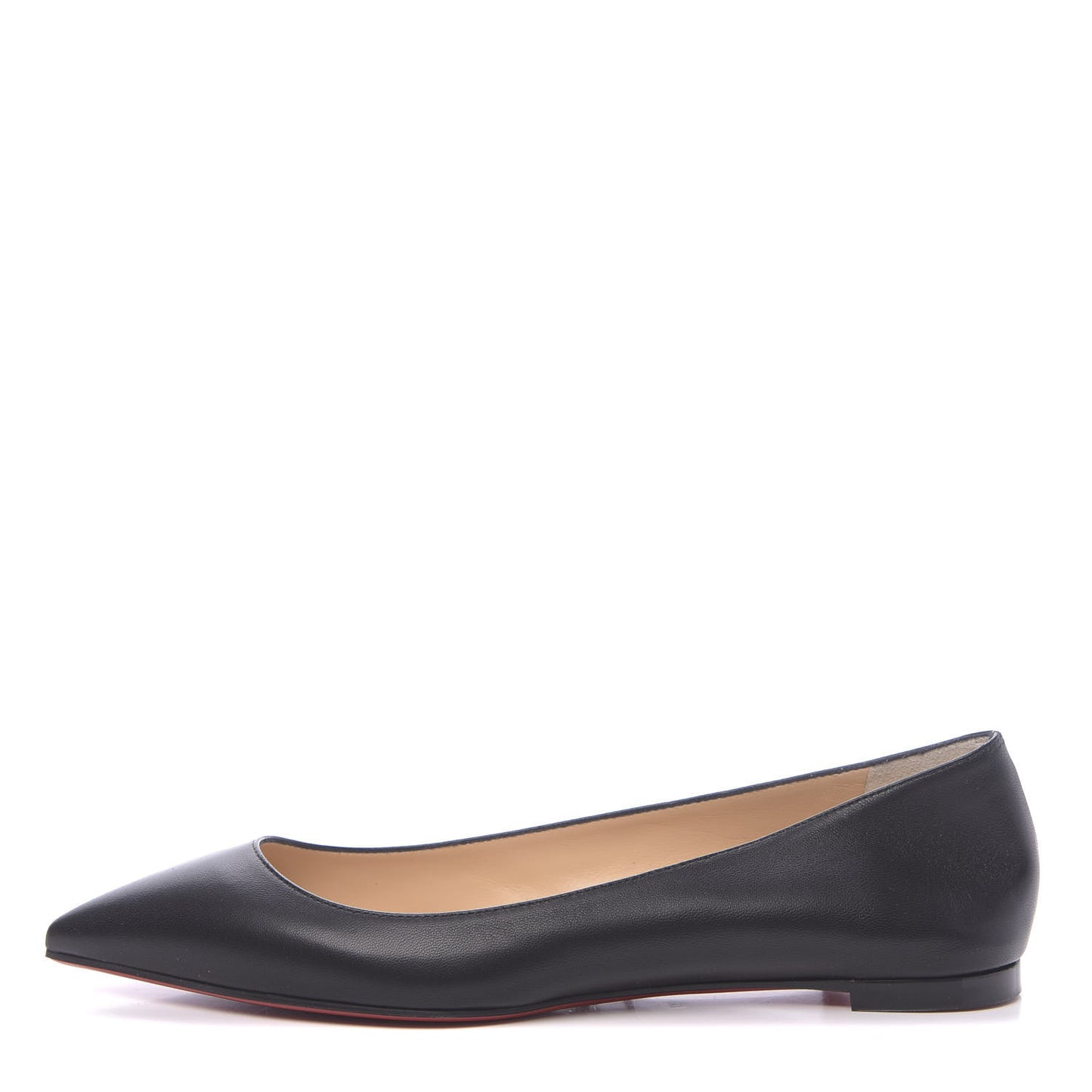 Shiny Nappa Ballalla Flats 37 Black