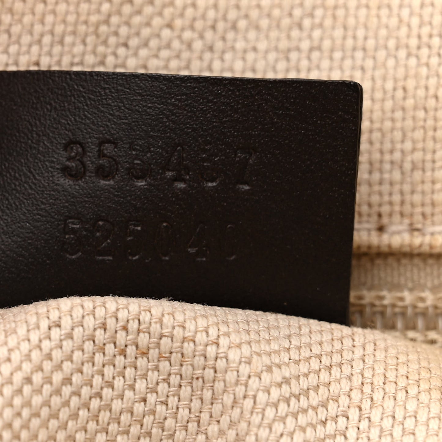 GG Supreme Monogram Medium Zippered Tote Dark Brown