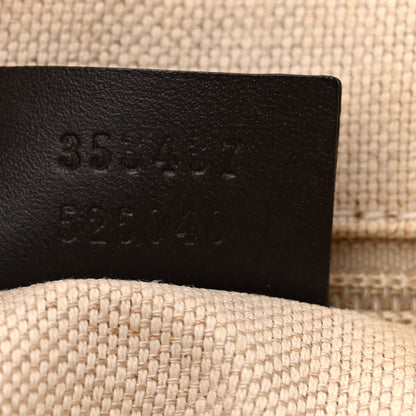 Gucci GG Supreme Monogram Medium Zippered Tote Dark Brown 7 of 20