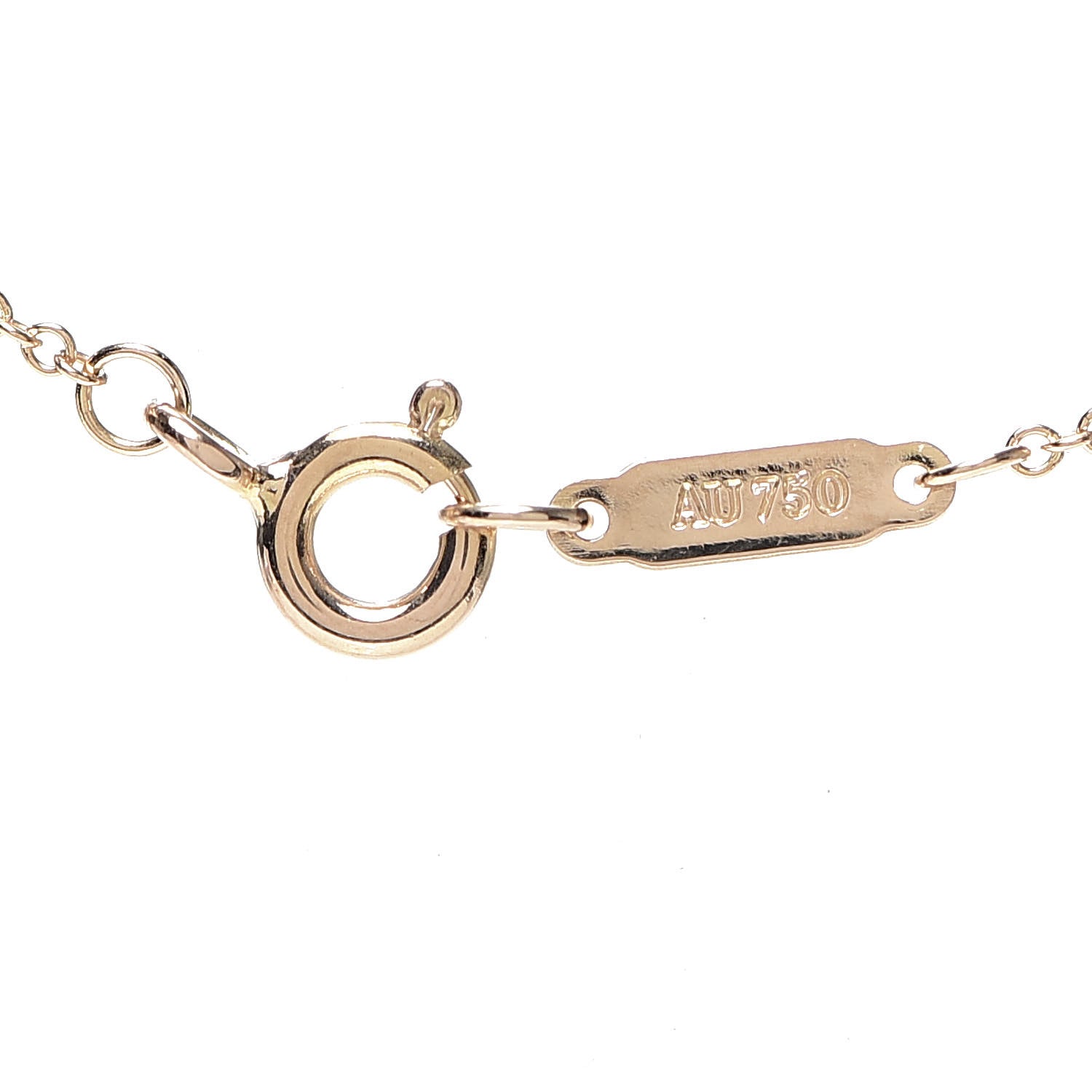 Tiffany 18K Rose Gold Chain Necklace 16" 5 of 5