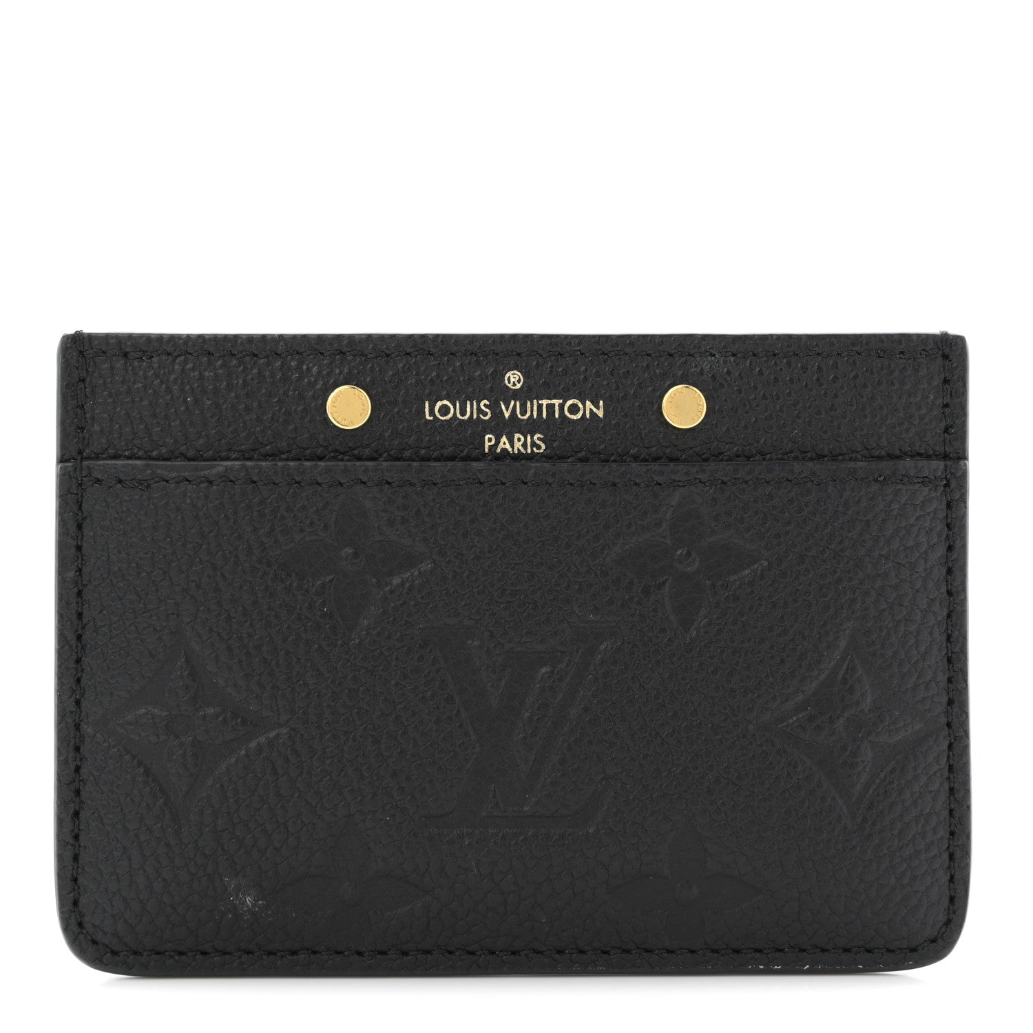 Louis Vuitton Empreinte Card Holder Black 1 of 7