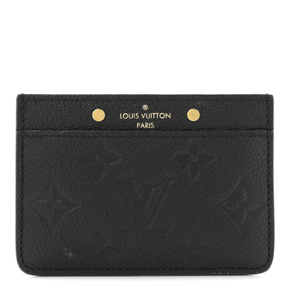 Louis Vuitton Empreinte Card Holder Black 1 of 7