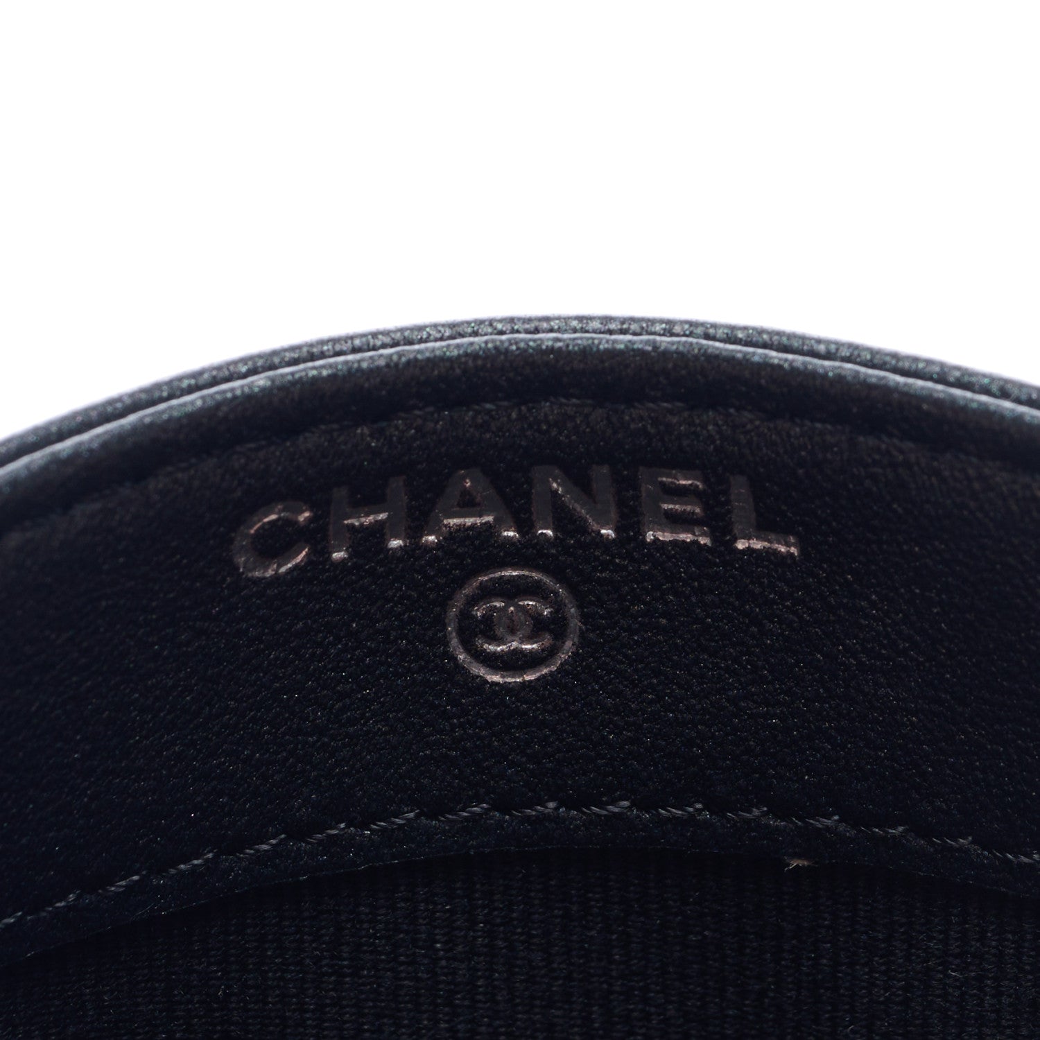 Chanel Lambskin Quilted Card Holder So Black 6 of 7
