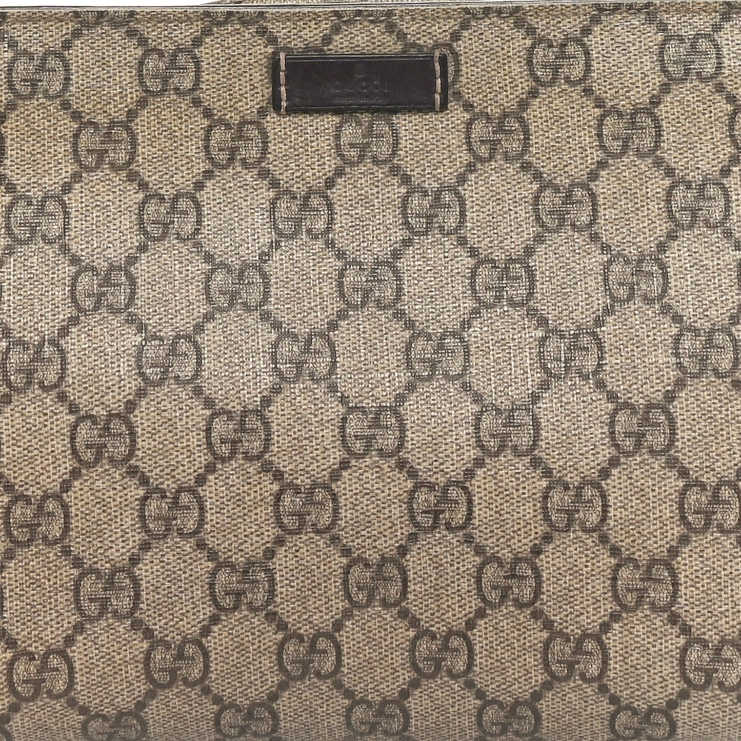 GG Plus Monogram Large Toiletry Case Brown