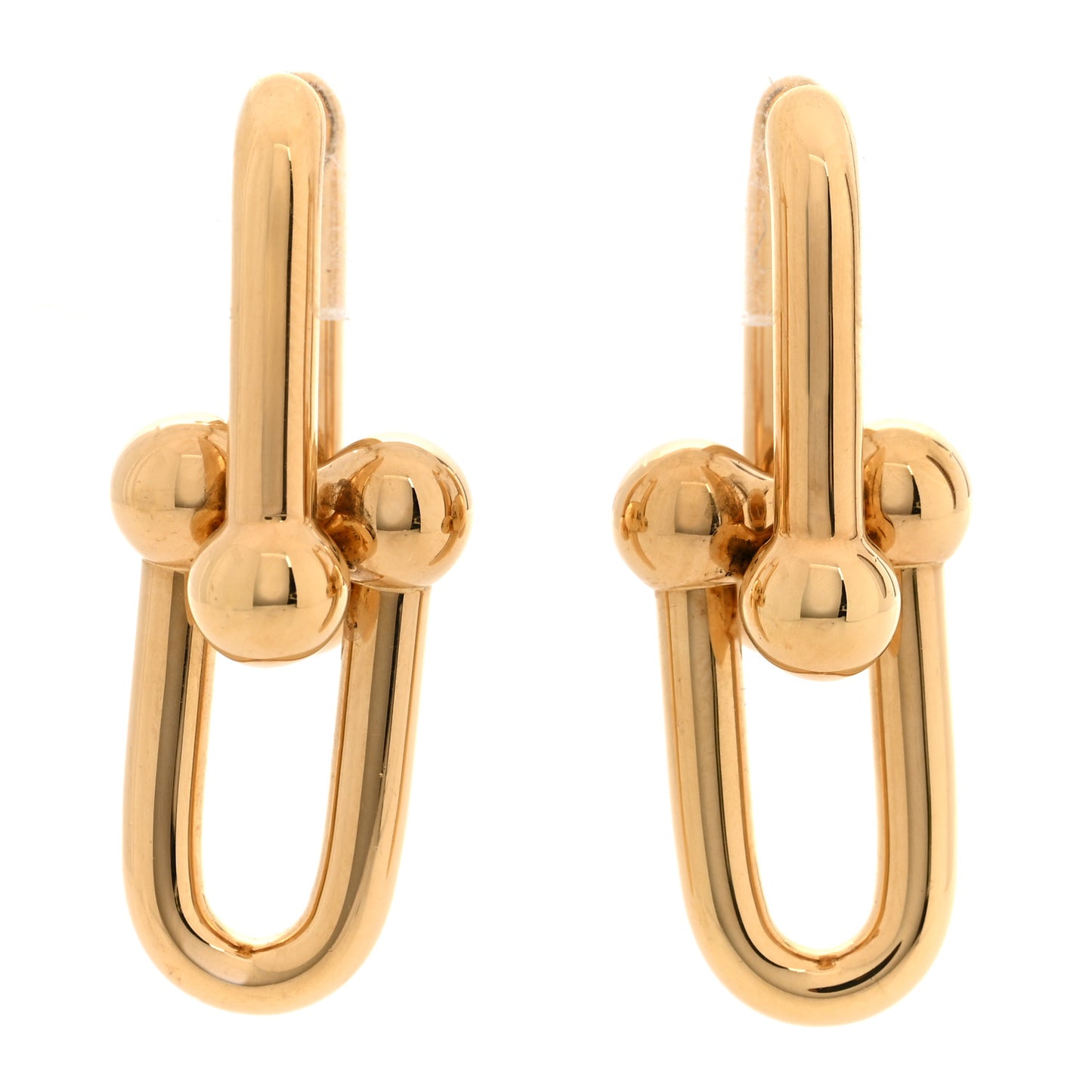 18K Yellow Gold Large HardWear Link Earrings