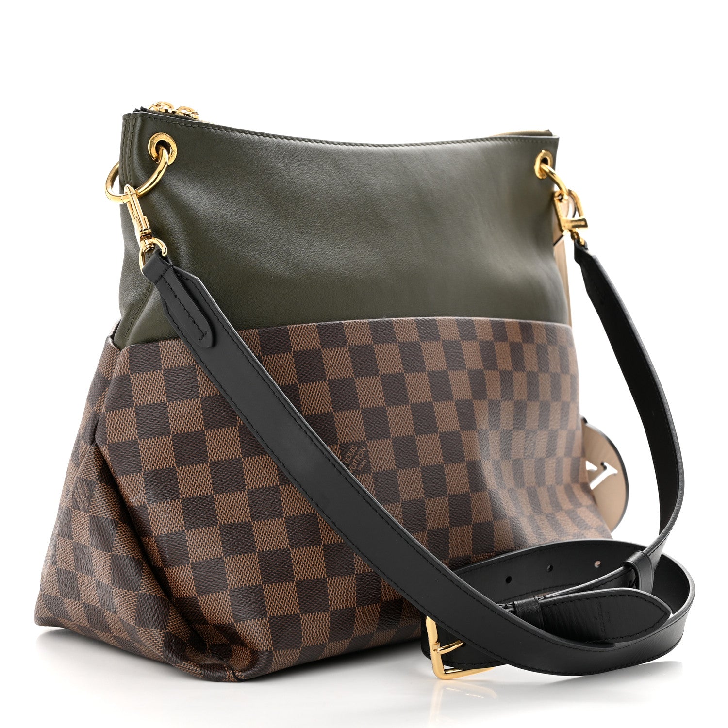 Louis Vuitton Damier Ebene Calfskin Maida Khaki 3 of 9