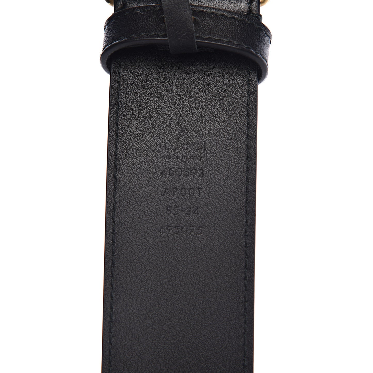 Calfskin Double G 40mm Belt 85 34 Black