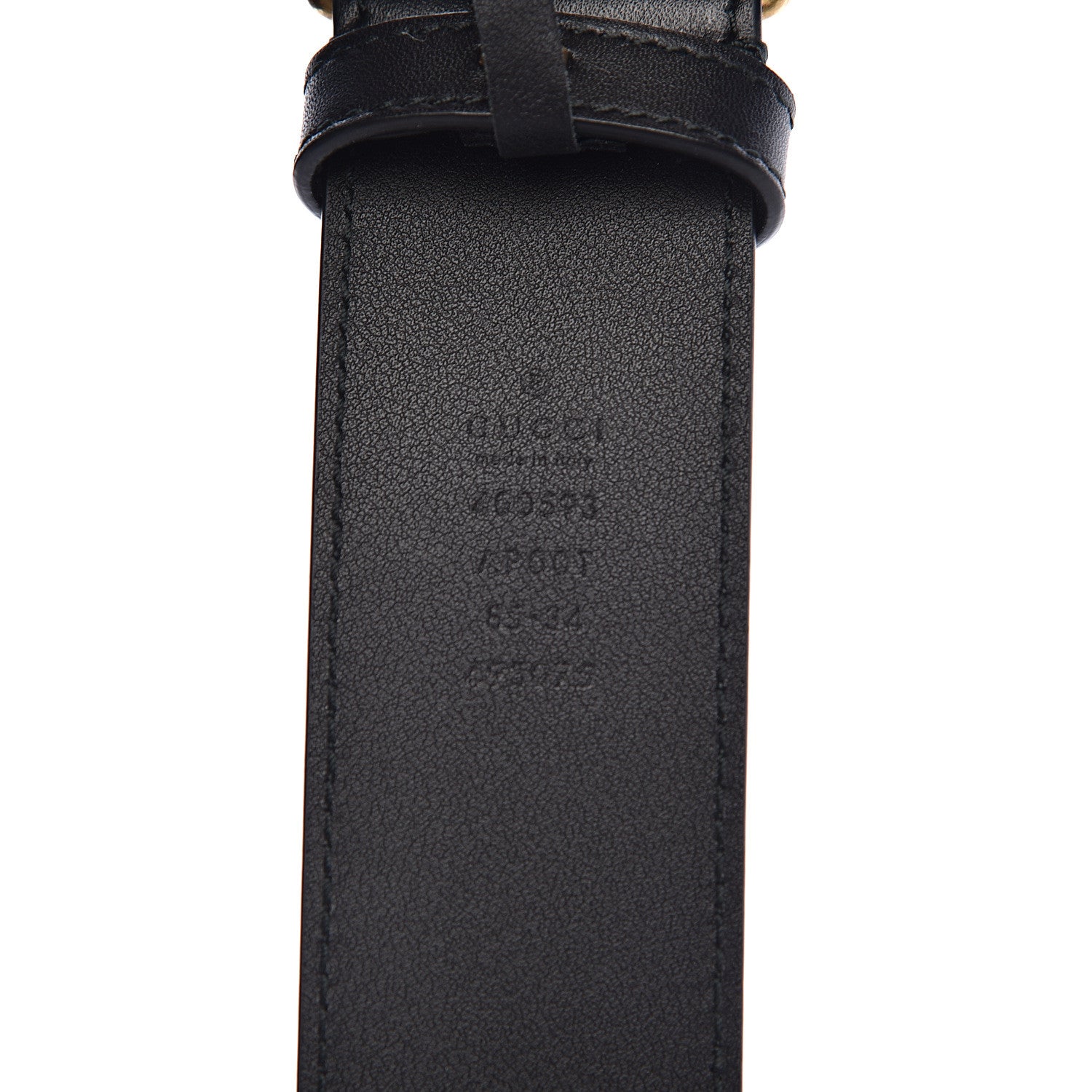 Gucci Calfskin Double G 40mm Belt 85 34 Black 4 of 8