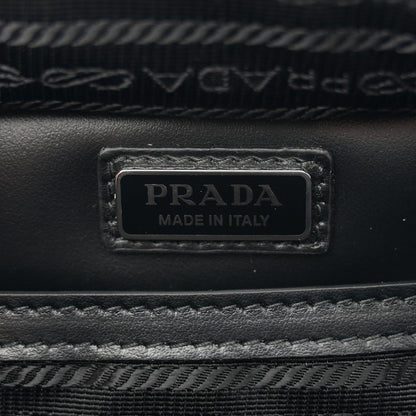 Prada Spazzolato Medium Brique Crossbody Bag Black 6 of 10