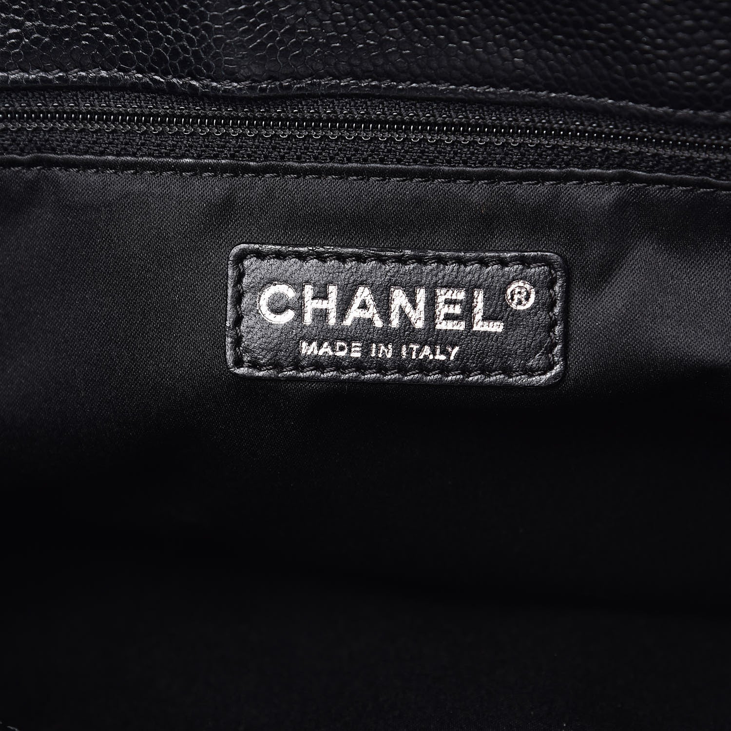 Chanel Caviar Quilted Grand Shopping Tote GST Black 6 of 12