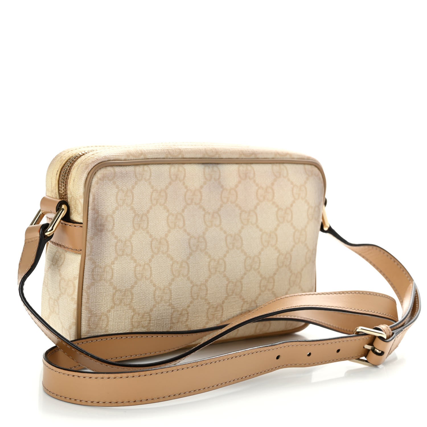 Gucci GG Plus Monogram Small Shoulder Bag White 3 of 12