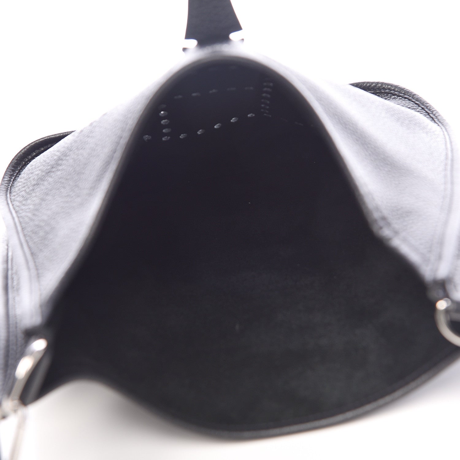 Hermes Taurillon Clemence Evelyne III PM Black 5 of 10