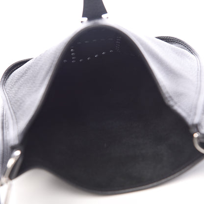 Hermes Taurillon Clemence Evelyne III PM Black 5 of 10